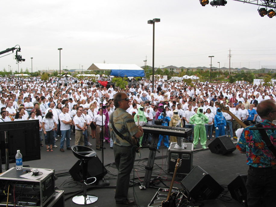 Peter Morgan Group performing for thousands at concert in Folsom